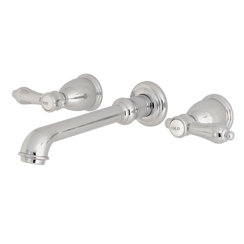 Kingston Brass Heirloom Wall-Mount Bathroom Faucet Polished Chrome
