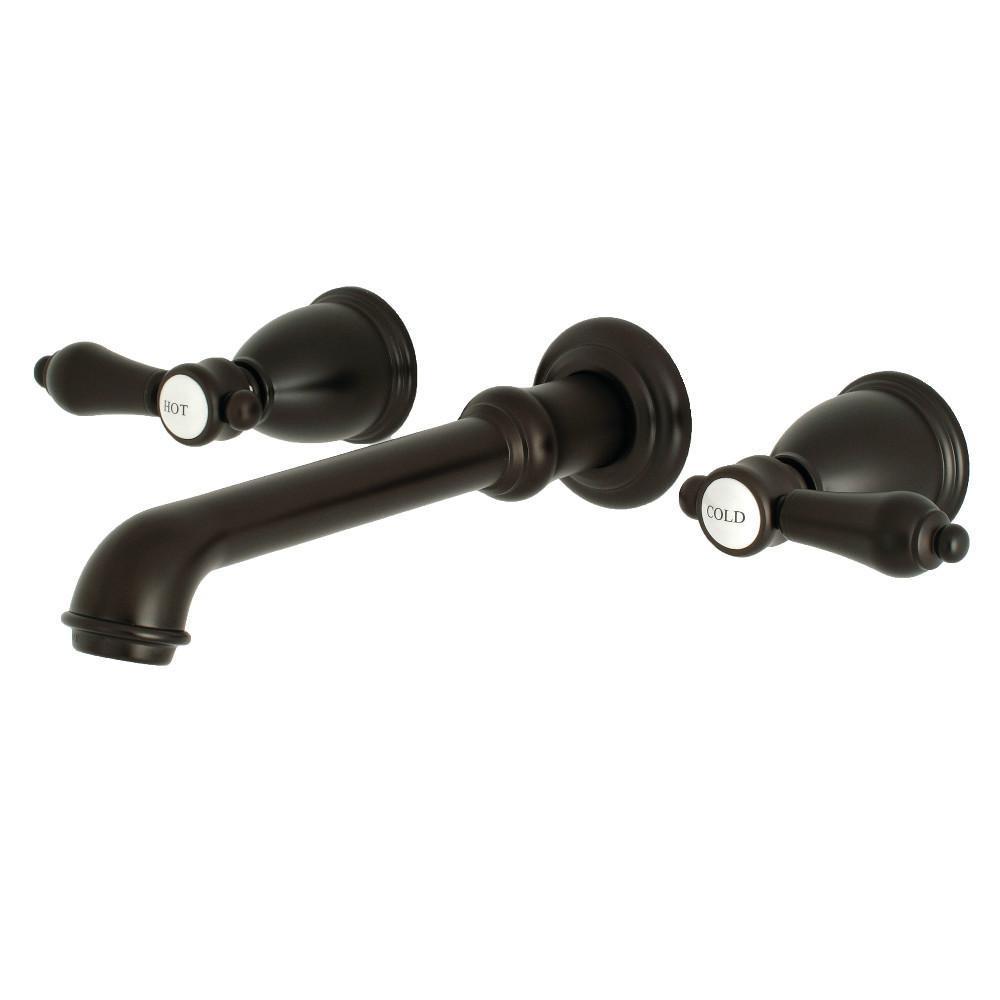 Kingston Brass Heirloom Wall-Mount Bathroom Faucet Oil Rubbed Bronze
