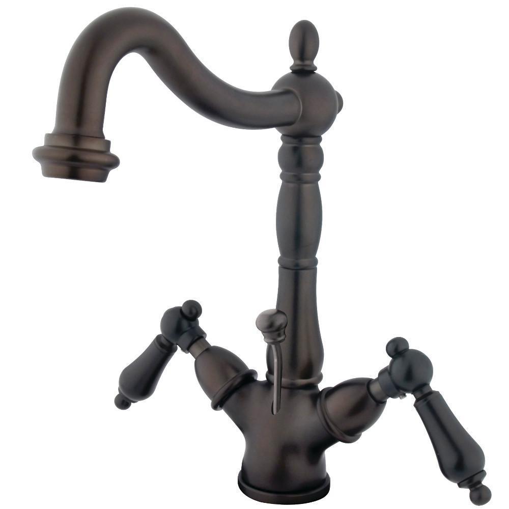 Kingston Brass Heritage 4" Centerset Bathroom Faucet Oil Rubbed Bronze