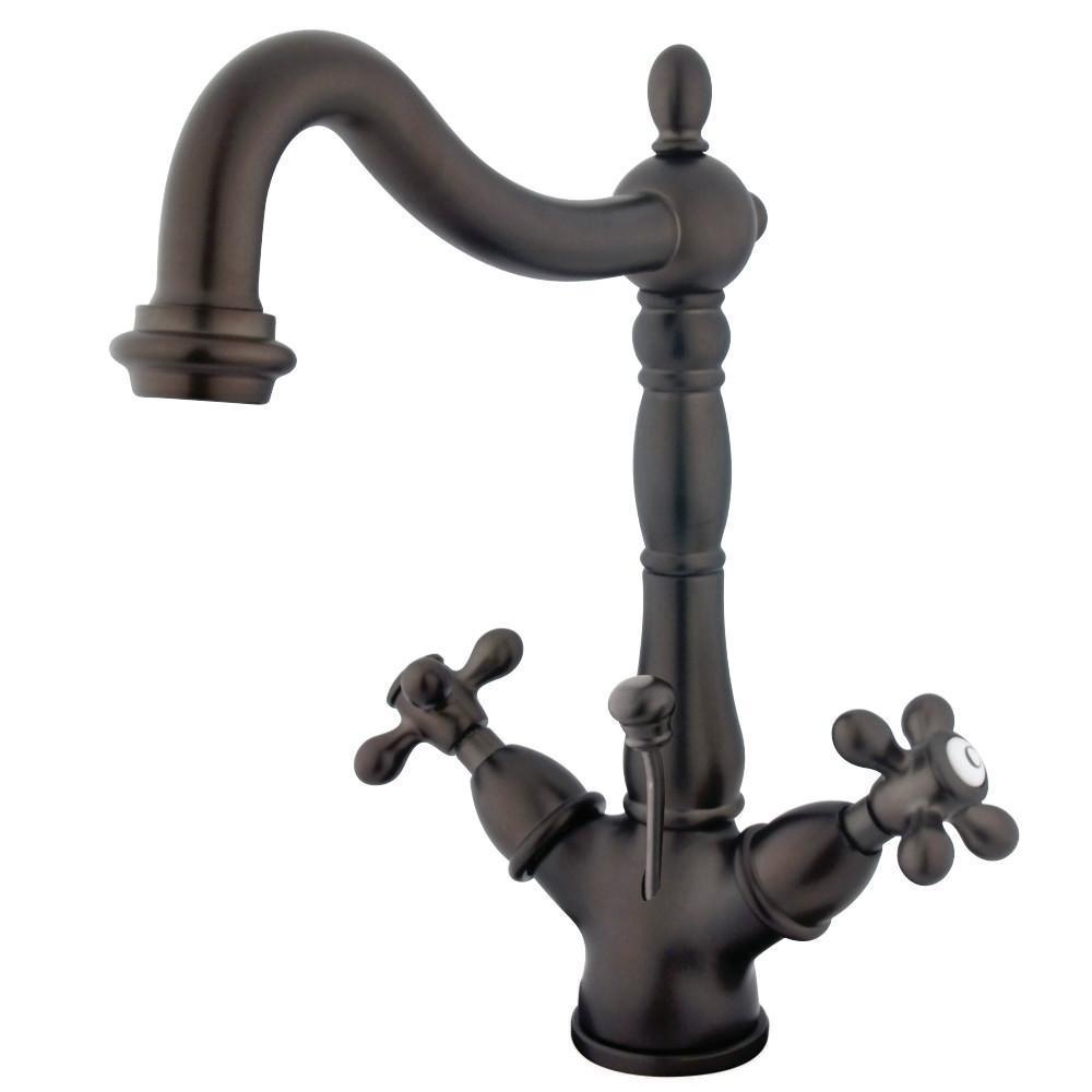 Kingston Brass Heritage 4" Centerset Bathroom Faucet Oil Rubbed Bronze