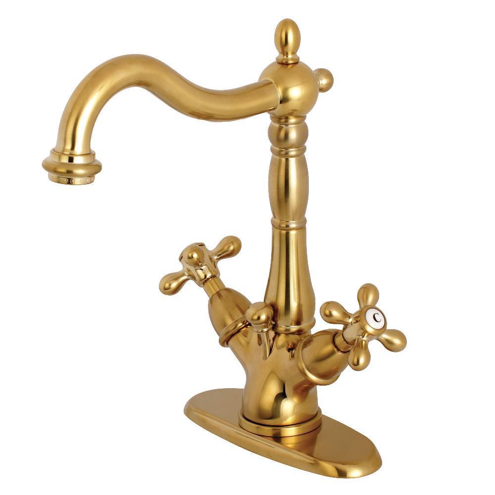Kingston Brass Heritage 4 Centerset Bathroom Faucet - Luxury Bath