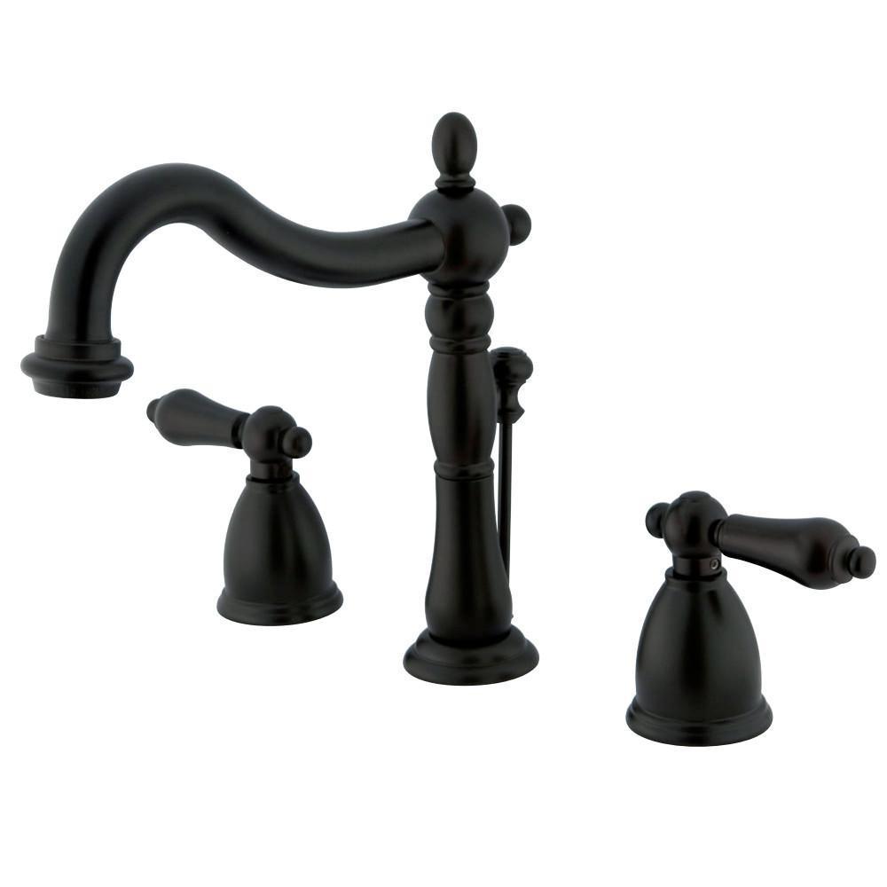 Kingston Brass Heritage Widespread Bathroom Faucet Oil Rubbed Bronze