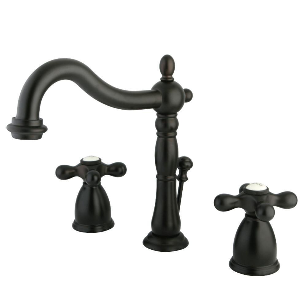 Kingston Brass Heritage Widespread Bathroom Faucet Oil Rubbed Bronze