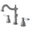 Kingston Brass Heritage Widespread Bathroom Faucet Brushed Nickel