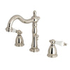 Kingston Brass Heritage Widespread Bathroom Faucet Polished Nickel
