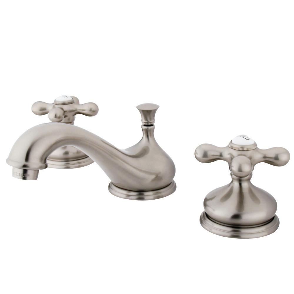 Kingston Brass Heritage Widespread Bathroom Faucet Brushed Nickel