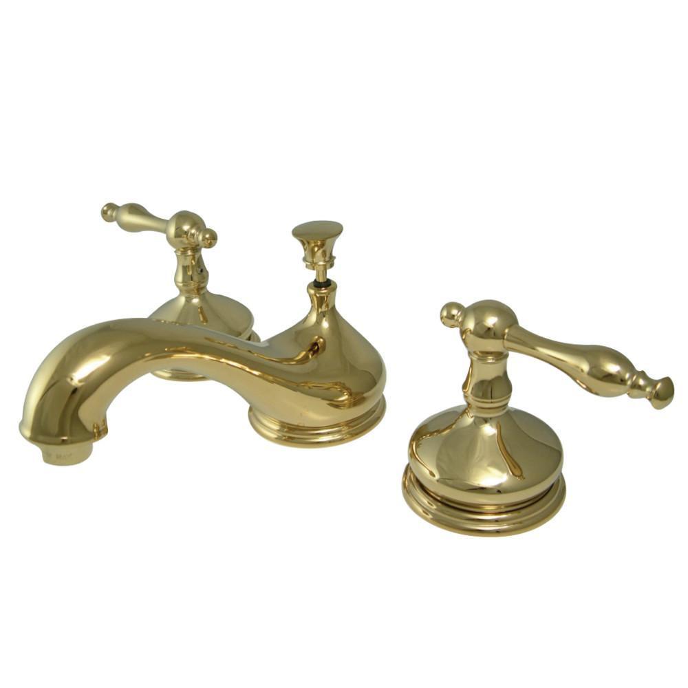 Kingston Brass Heritage Widespread Bathroom Faucet Polished Brass