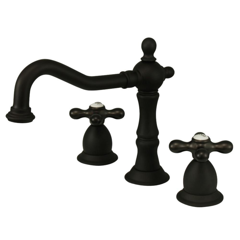 Kingston Brass Heritage Widespread Bathroom Faucet Oil Rubbed Bronze