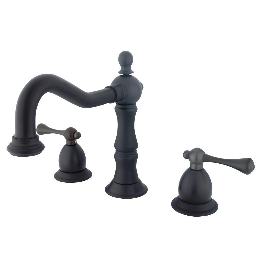 Kingston Brass Heritage Widespread Bathroom Faucet Oil Rubbed Bronze