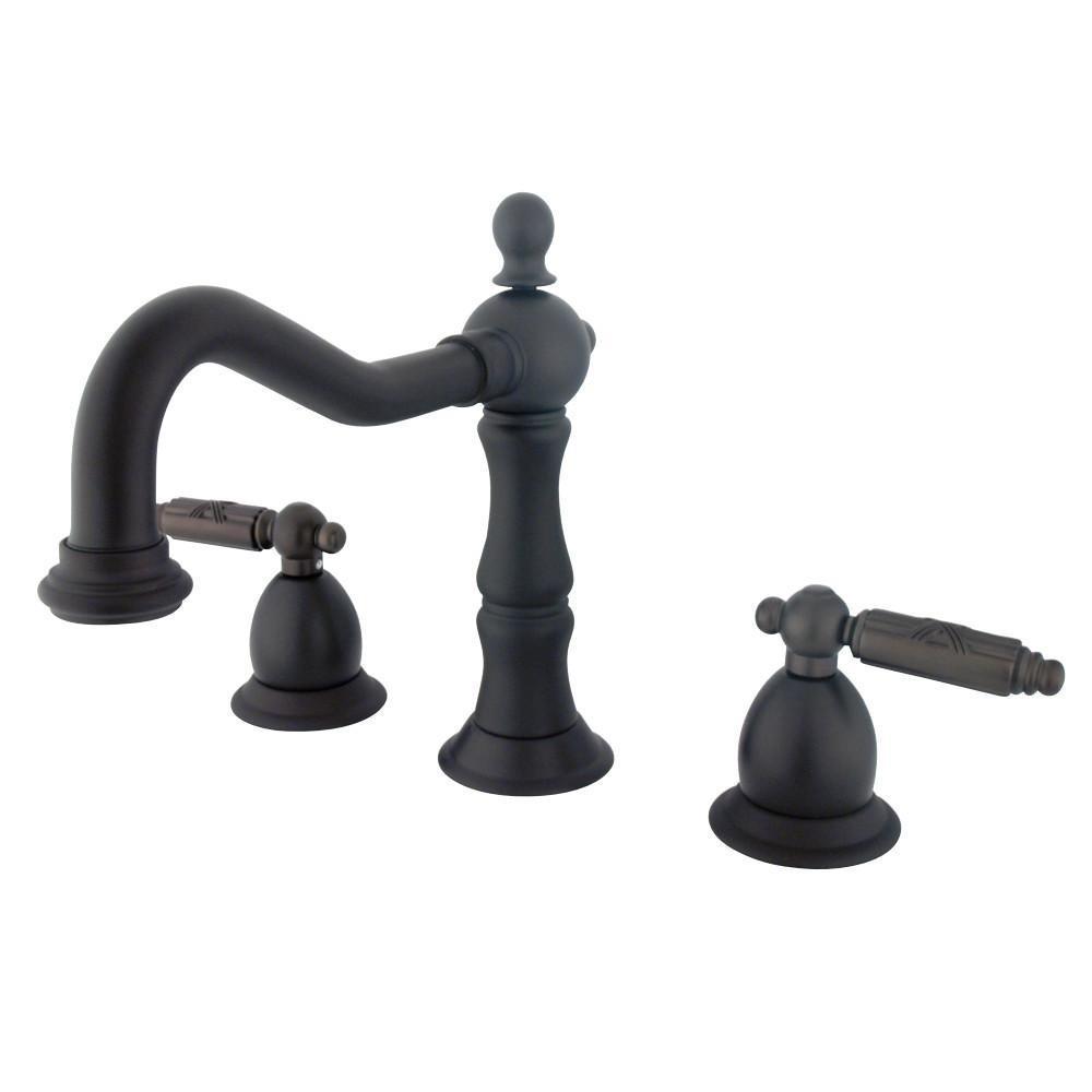 Kingston Brass Heritage Widespread Bathroom Faucet Oil Rubbed Bronze