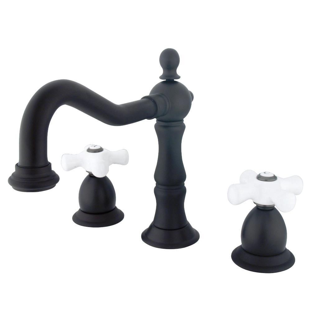 Kingston Brass Heritage Widespread Bathroom Faucet Oil Rubbed Bronze
