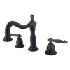 Kingston Brass Heritage Widespread Bathroom Faucet Oil Rubbed Bronze