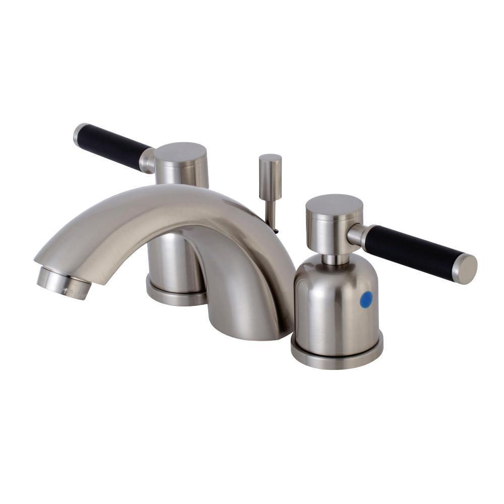 Kingston Brass Kaiser Mini-Widespread Bathroom Faucet Brushed Nickel