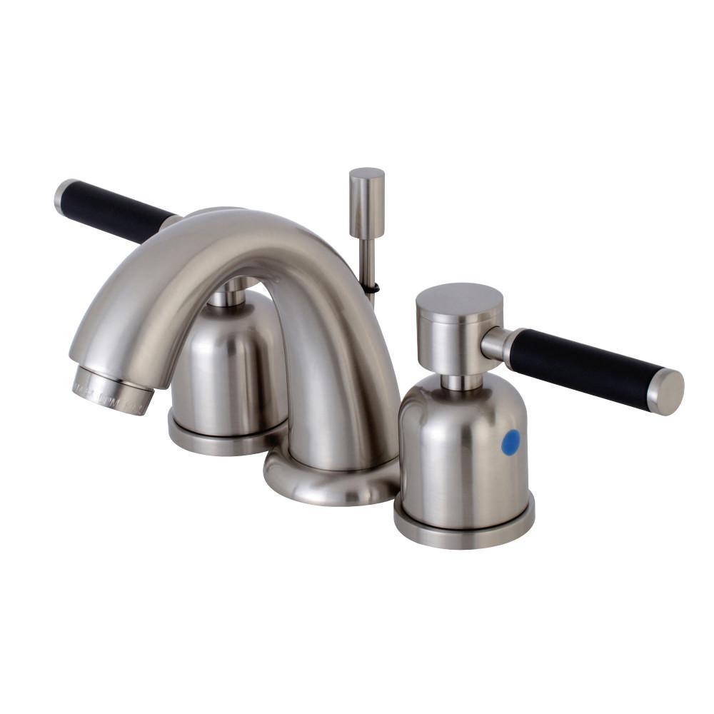 Kingston Brass Kaiser Widespread Bathroom Faucet Brushed Nickel