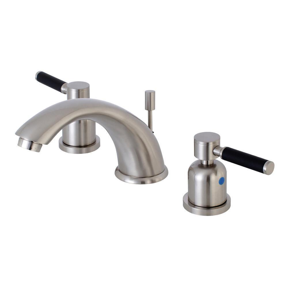 Kingston Brass Kaiser Widespread Bathroom Faucet Brushed Nickel