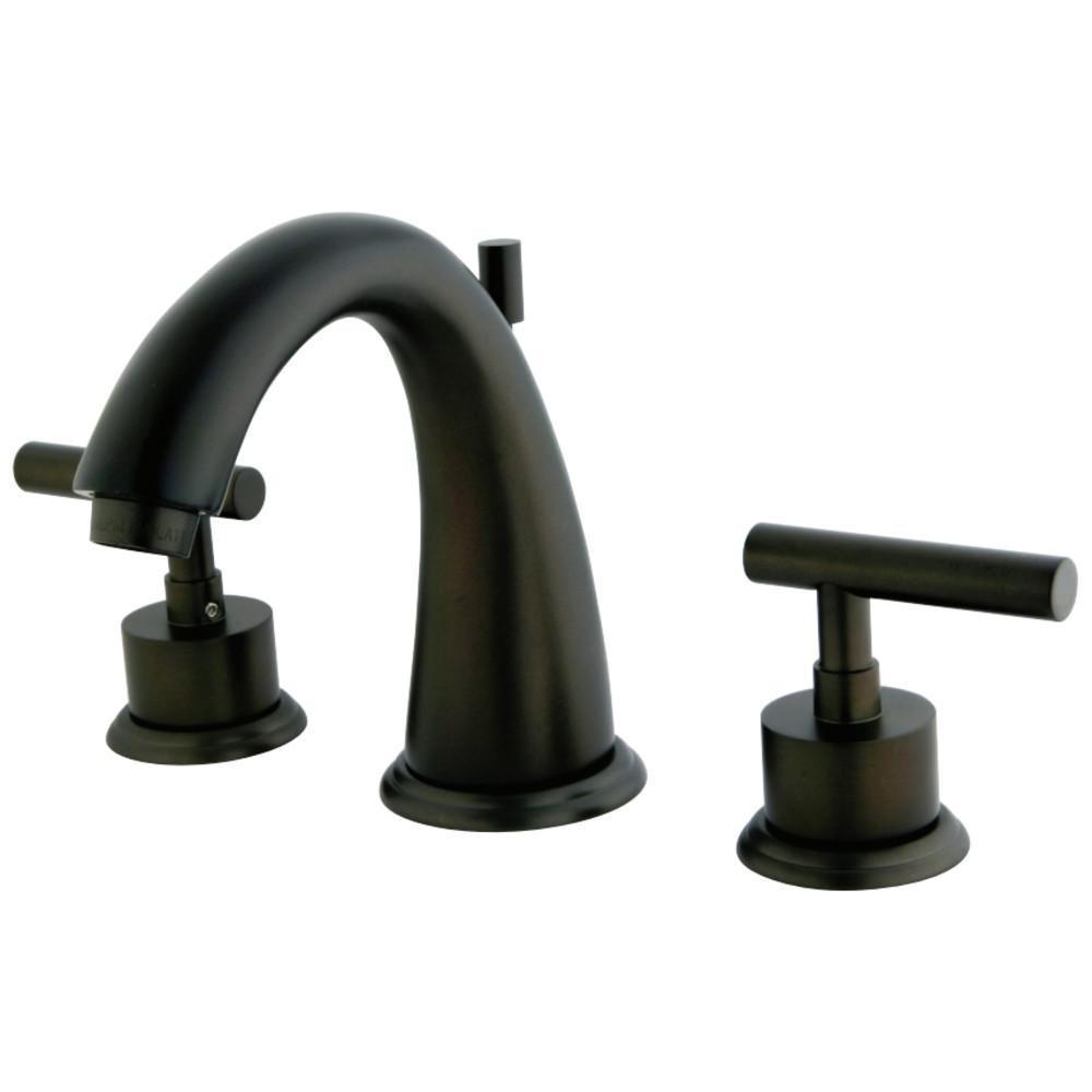 Kingston Brass Manhattan Widespread Bathroom Faucet Oil Rubbed Bronze