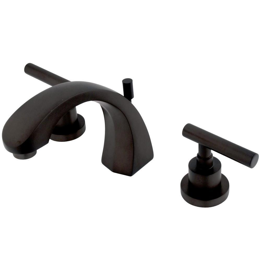 Kingston Brass Manhattan Widespread Bathroom Faucet Oil Rubbed Bronze