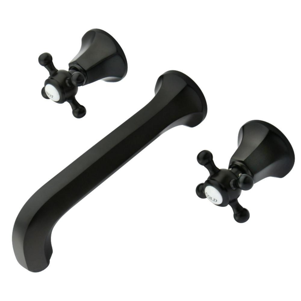 Kingston Brass Metropolitan Wall-Mount Bathroom Faucet Oil Rubbed Bronze