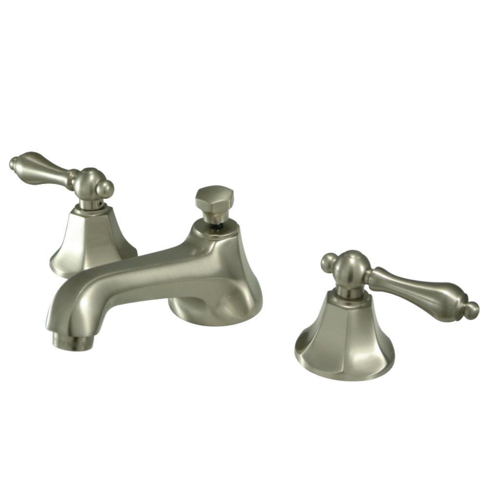 Kingston Brass Metropolitan Widespread Bathroom Faucet Brushed Nickel