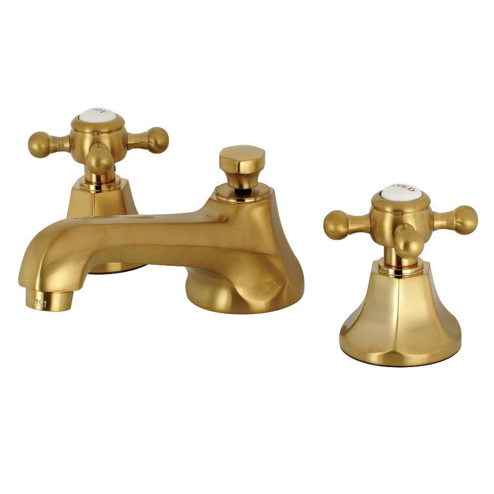 Kingston Brass Metropolitan Widespread Bathroom Faucet Satin Brass