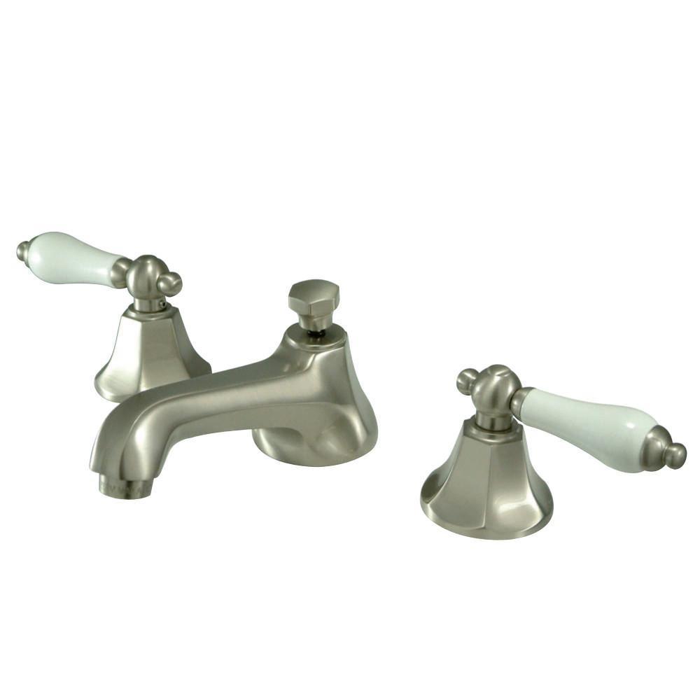 Kingston Brass Metropolitan Widespread Bathroom Faucet Brushed Nickel