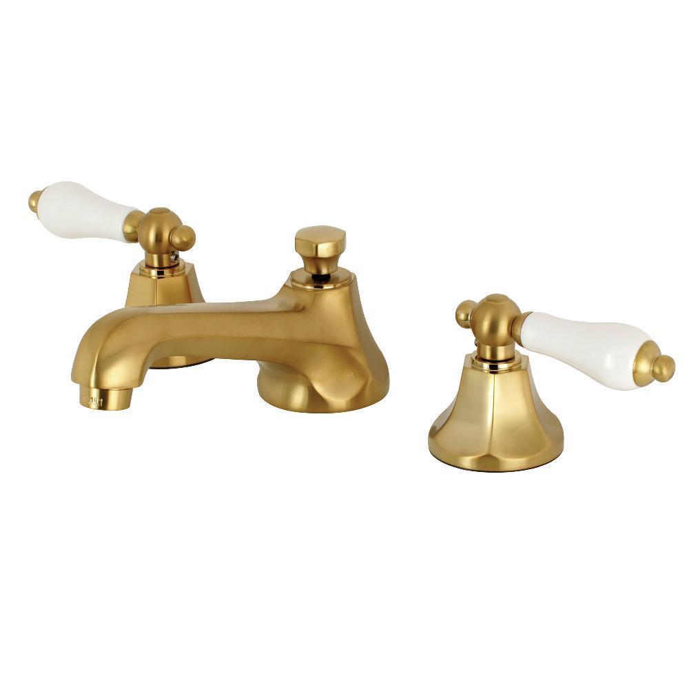 Kingston Brass Metropolitan Widespread Bathroom Faucet Satin Brass