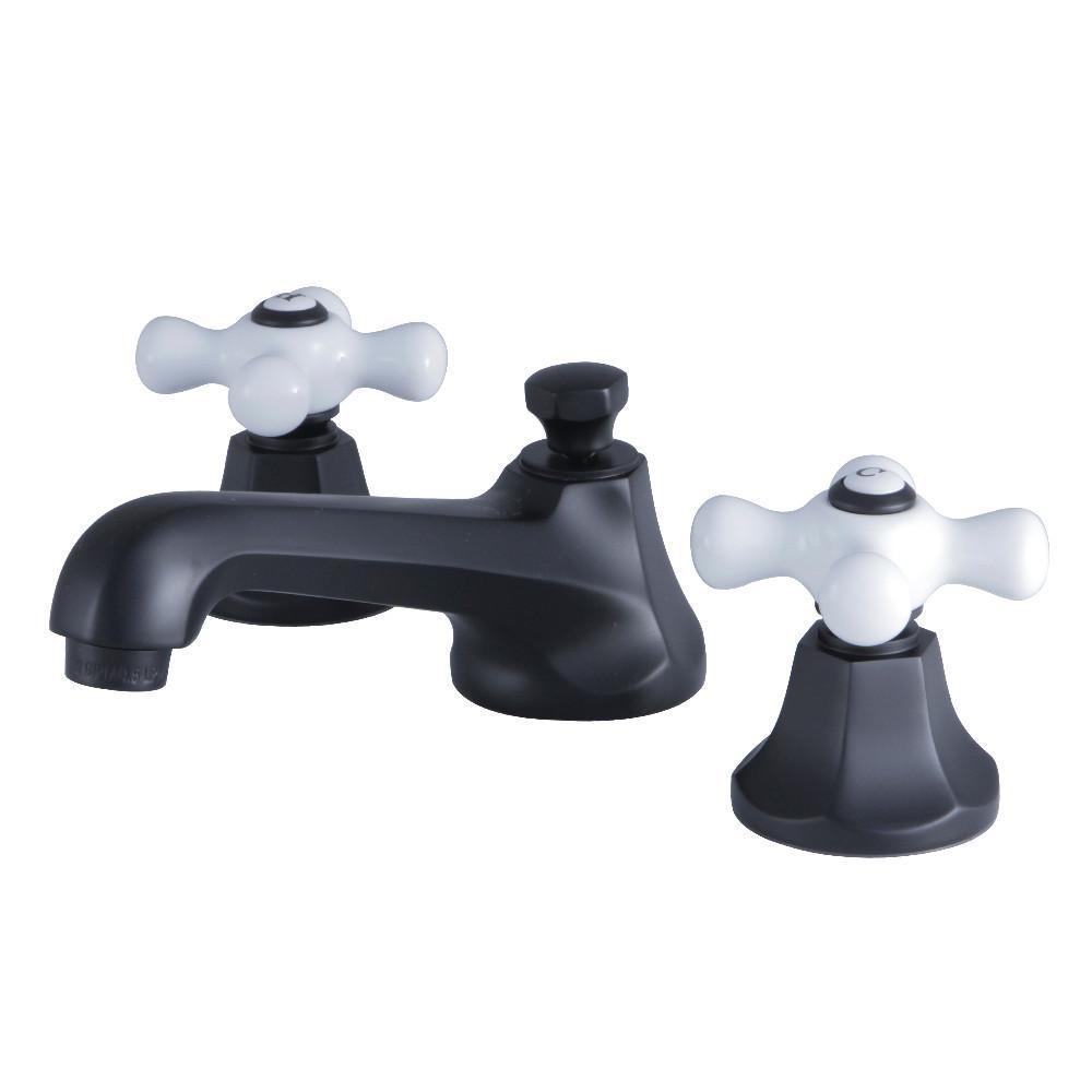 Kingston Brass Metropolitan Widespread Bathroom Faucet Matte Black