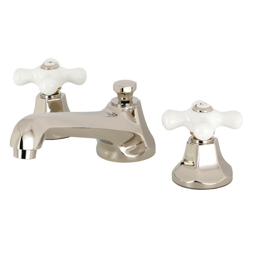 Kingston Brass Metropolitan Widespread Bathroom Faucet Polished Nickel