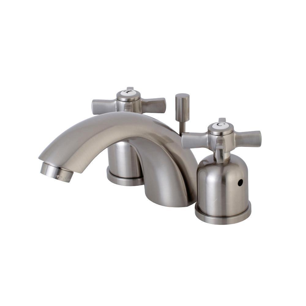 Kingston Brass Millennium Mini-Widespread Bathroom Faucet Brushed Nickel