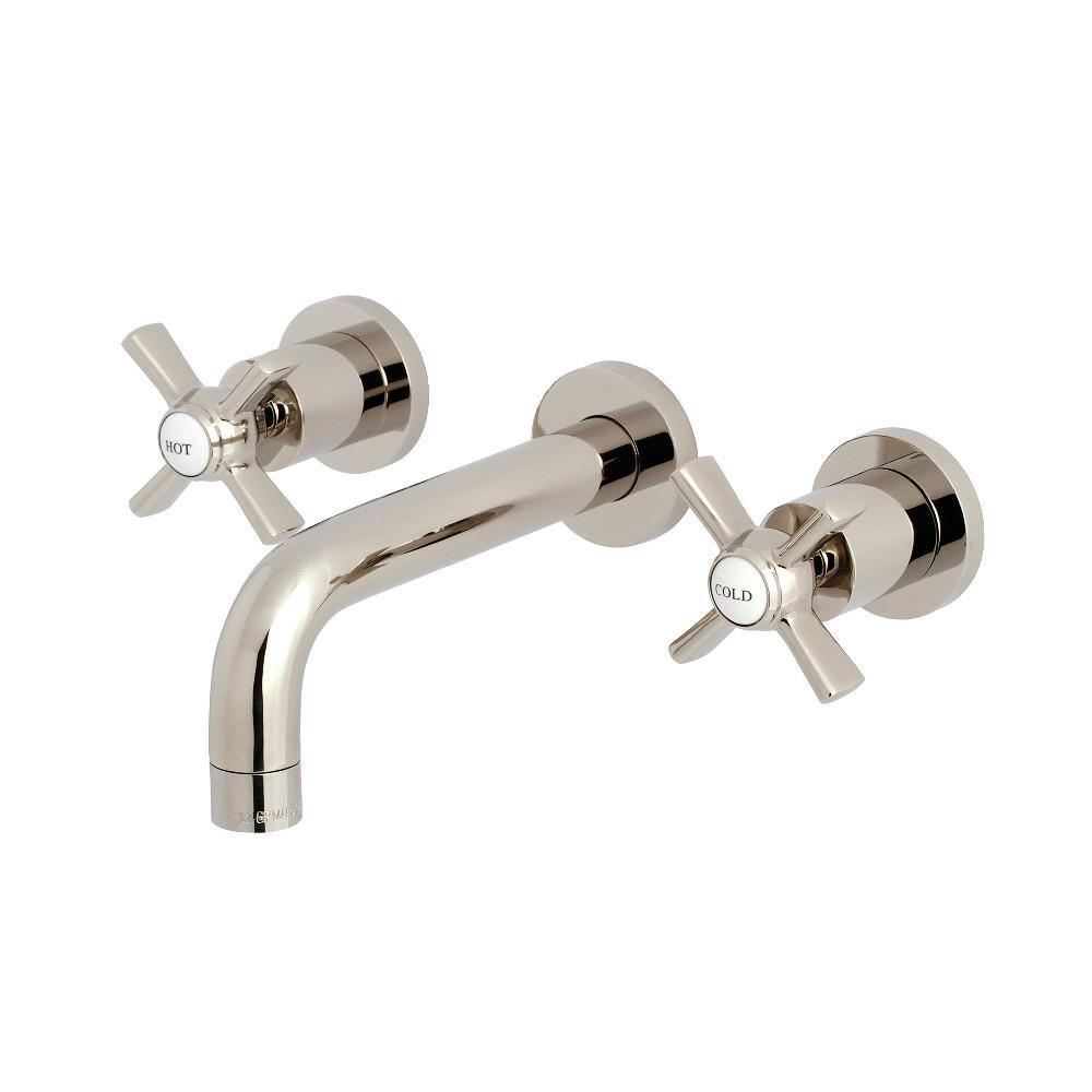 Kingston Brass Millennium Wall-Mount Bathroom Faucet Polished Nickel