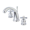 Kingston Brass Millennium Widespread Bathroom Faucet Polished Chrome