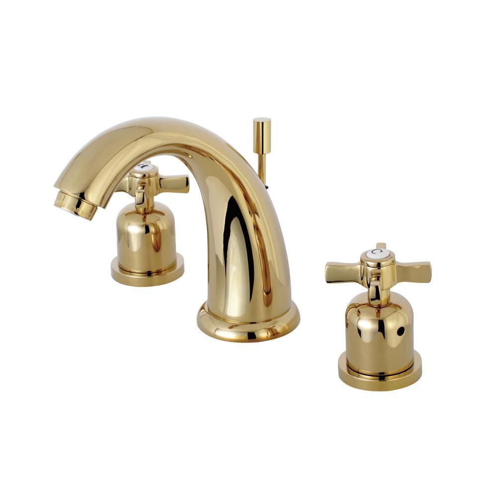 Kingston Brass Millennium Widespread Bathroom Faucet Polished Brass