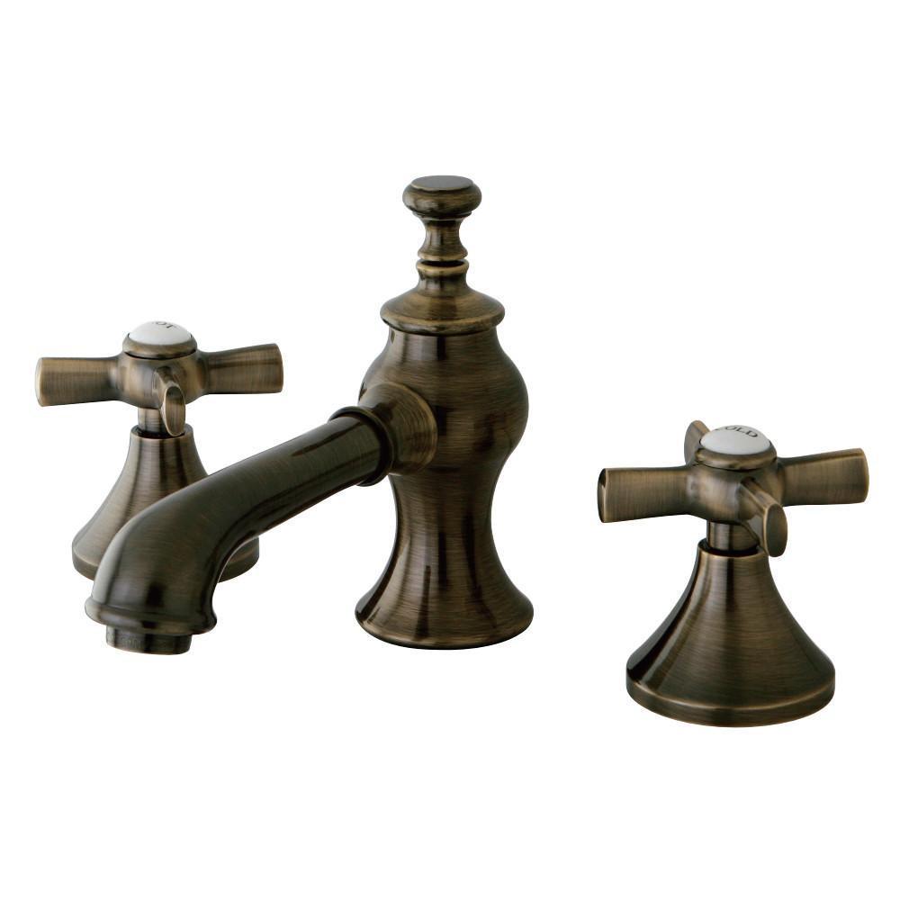 Kingston Brass Millennium Widespread Bathroom Faucet Vintage Brass