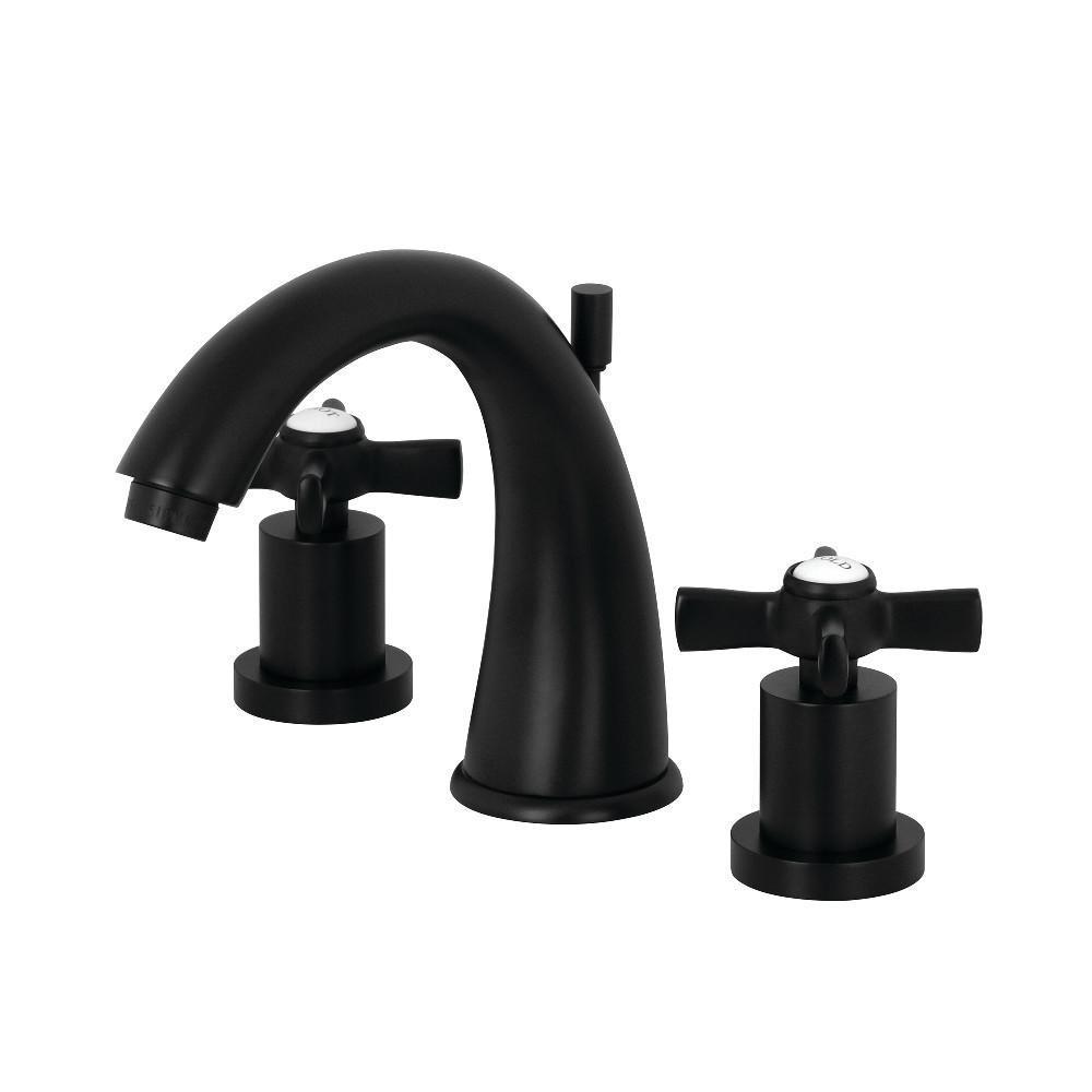 Kingston Brass Millennium Widespread Bathroom Faucet Matte Black