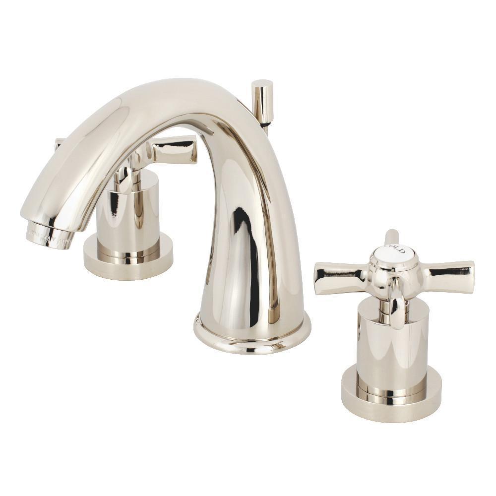 Kingston Brass Millennium Widespread Bathroom Faucet Polished Nickel