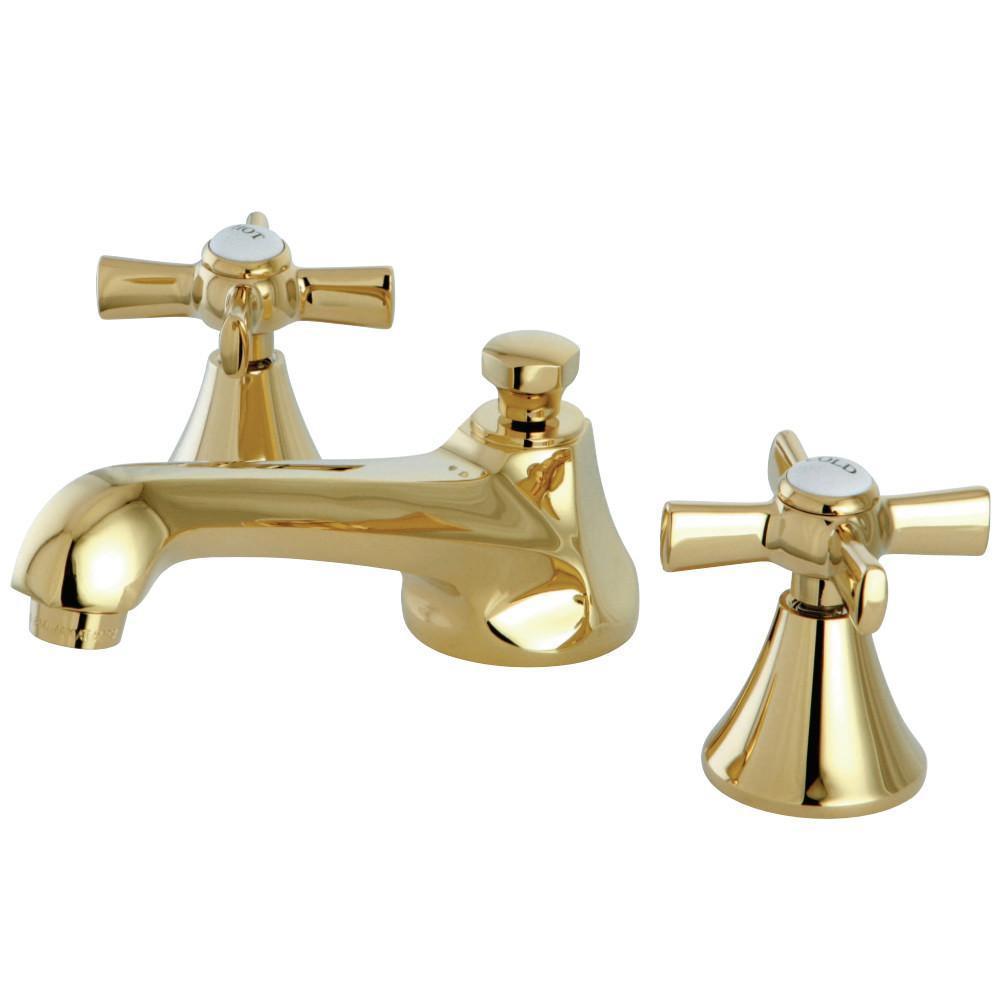 Kingston Brass Millennium Widespread Bathroom Faucet Polished Brass