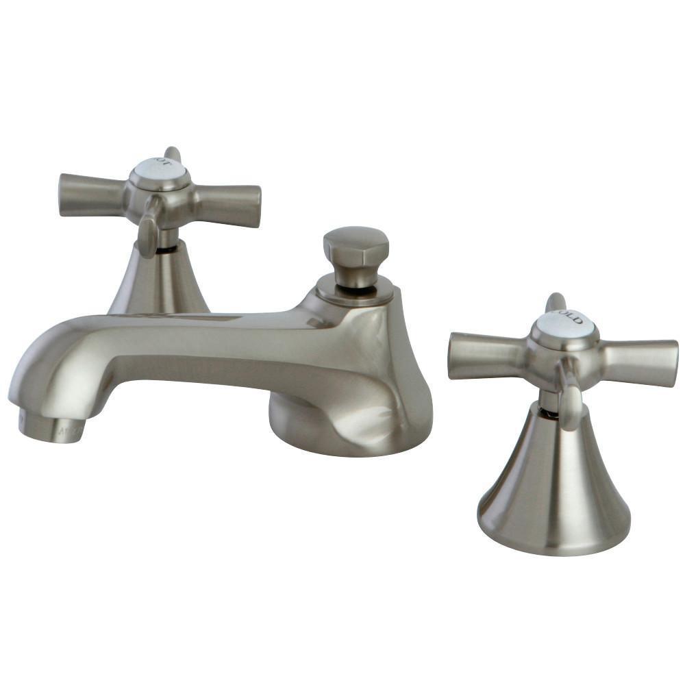 Kingston Brass Millennium Widespread Bathroom Faucet Brushed Nickel