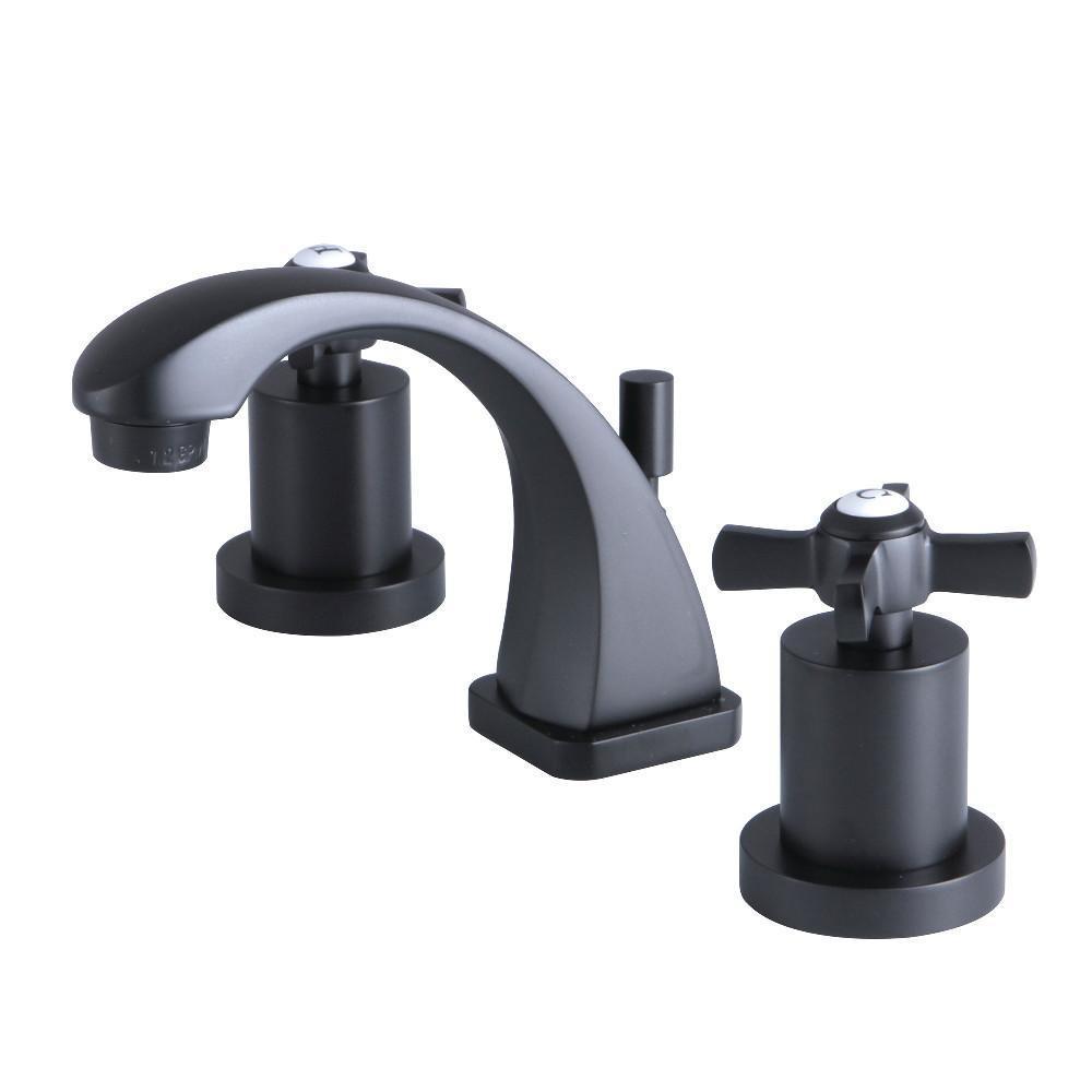 Kingston Brass Millennium Widespread Bathroom Faucet Matte Black