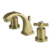 Kingston Brass Millennium Widespread Bathroom Faucet Satin Brass