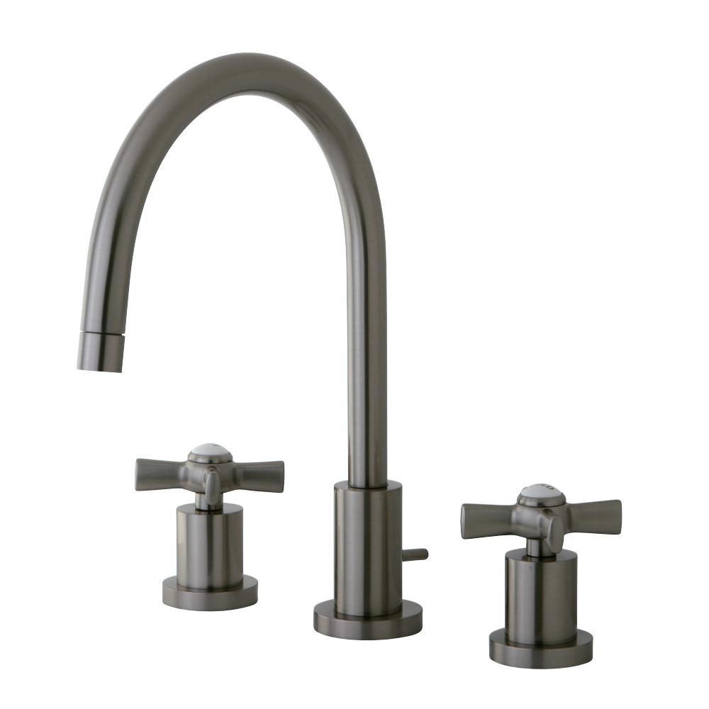 Kingston Brass Millennium Widespread Bathroom Faucet Brushed Nickel