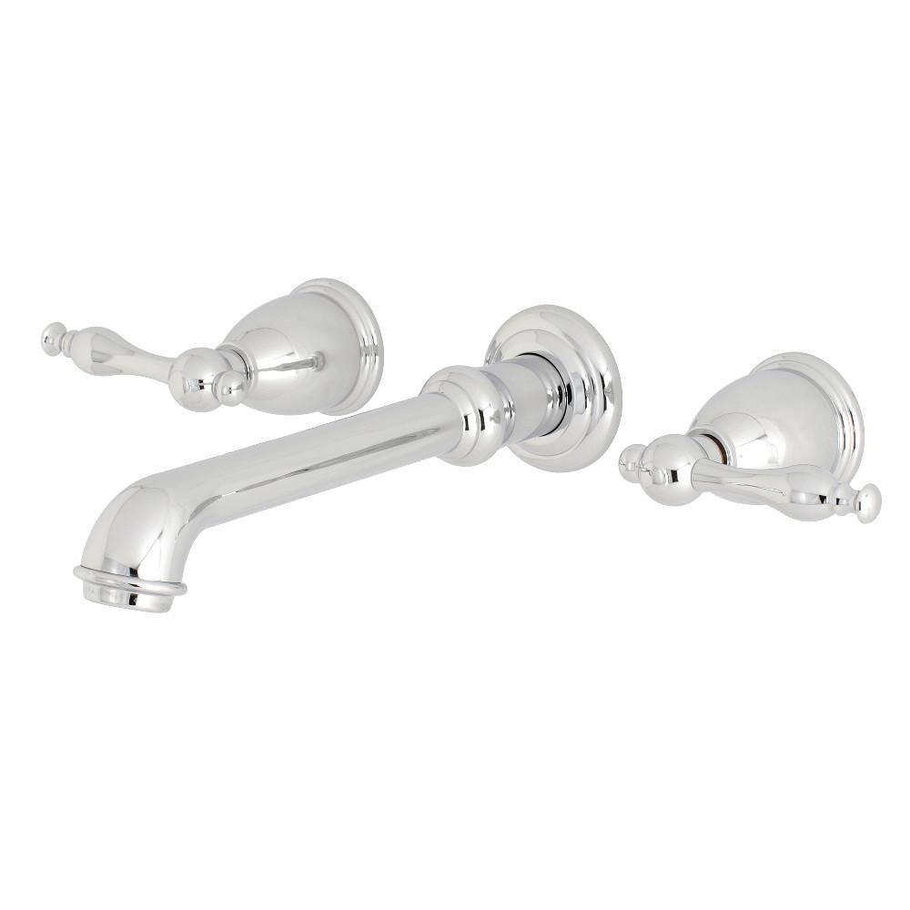 Kingston Brass Naples Wall-Mount Bathroom Faucet Polished Chrome