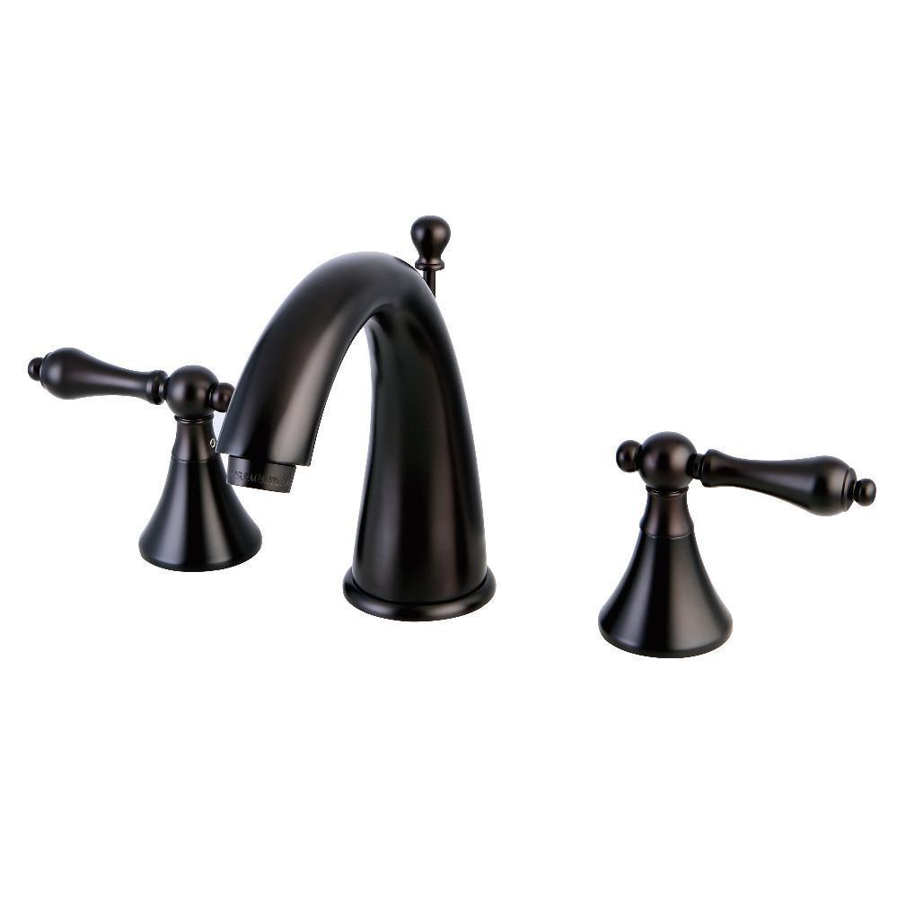 Kingston Brass Naples Widespread Bathroom Faucet Oil Rubbed Bronze