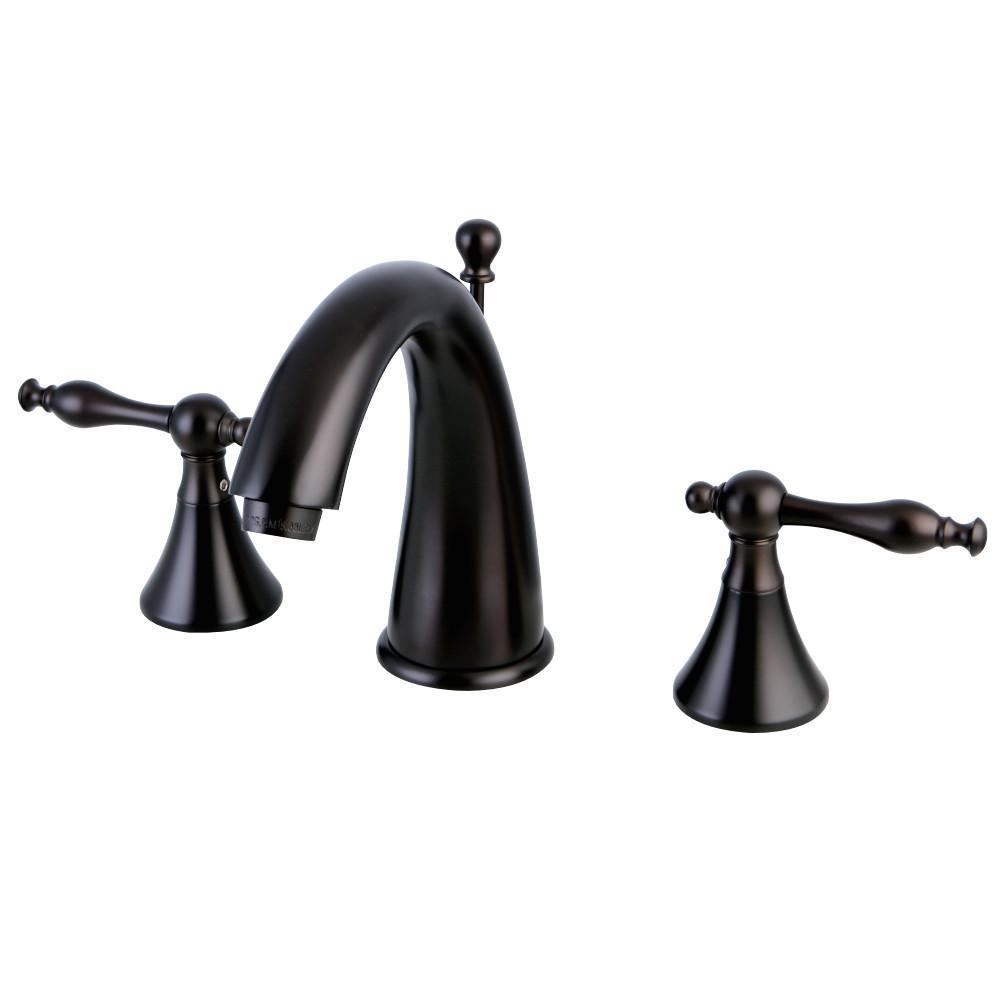 Kingston Brass Naples Widespread Bathroom Faucet Oil Rubbed Bronze