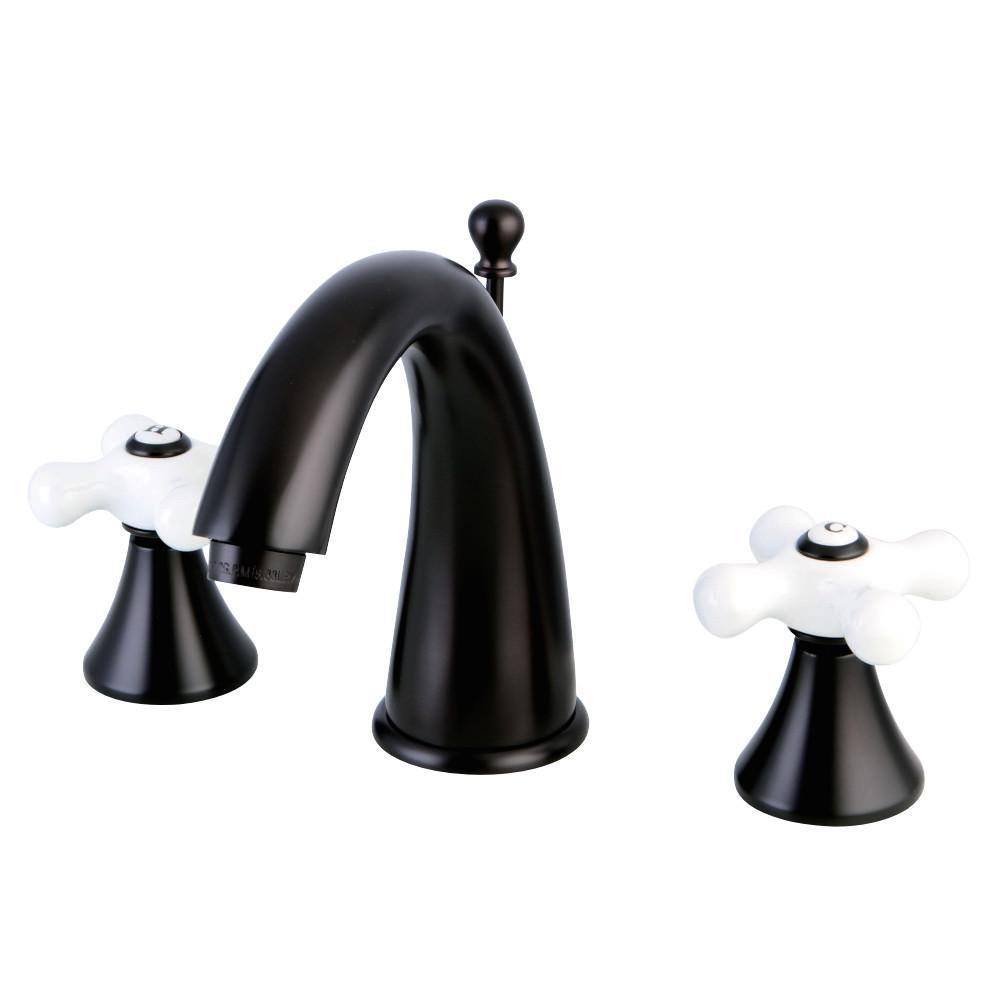 Kingston Brass Naples Widespread Bathroom Faucet Oil Rubbed Bronze