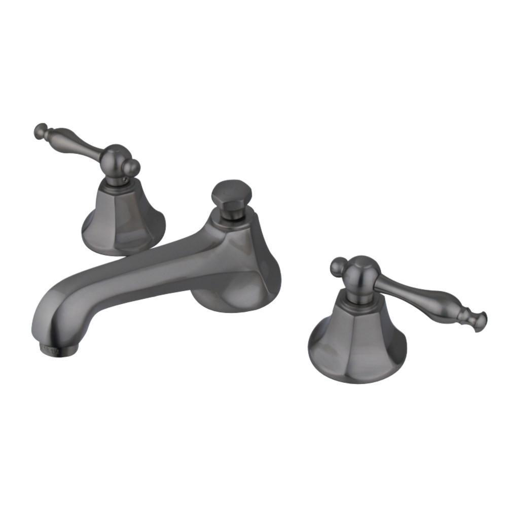 Kingston Brass Naples Widespread Bathroom Faucet Brushed Nickel