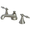 Kingston Brass Naples Widespread Bathroom Faucet Brushed Nickel