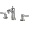 Kingston Brass NuvoFusion Widespread Bathroom Faucet Brushed Nickel