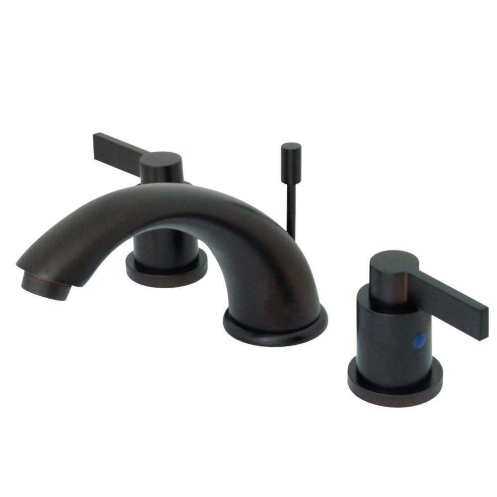 Kingston Brass NuvoFusion Widespread Bathroom Faucet Oil Rubbed Bronze