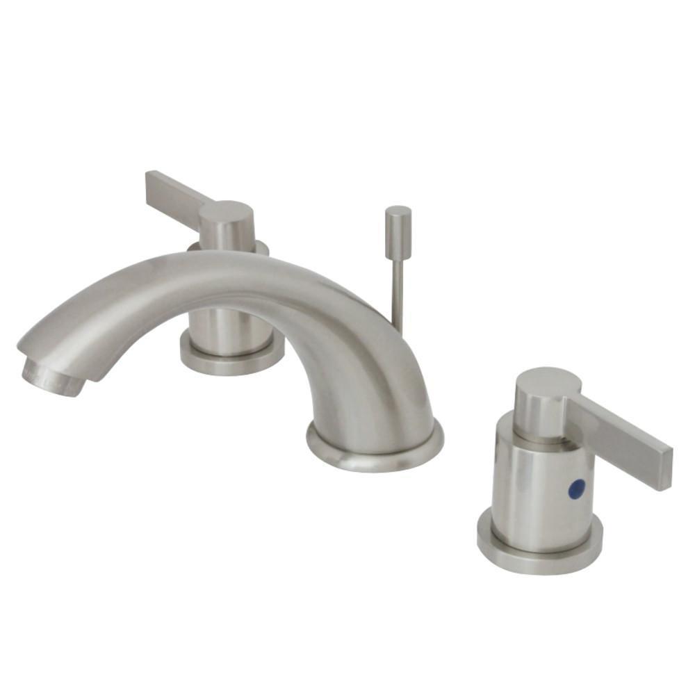 Kingston Brass NuvoFusion Widespread Bathroom Faucet Brushed Nickel