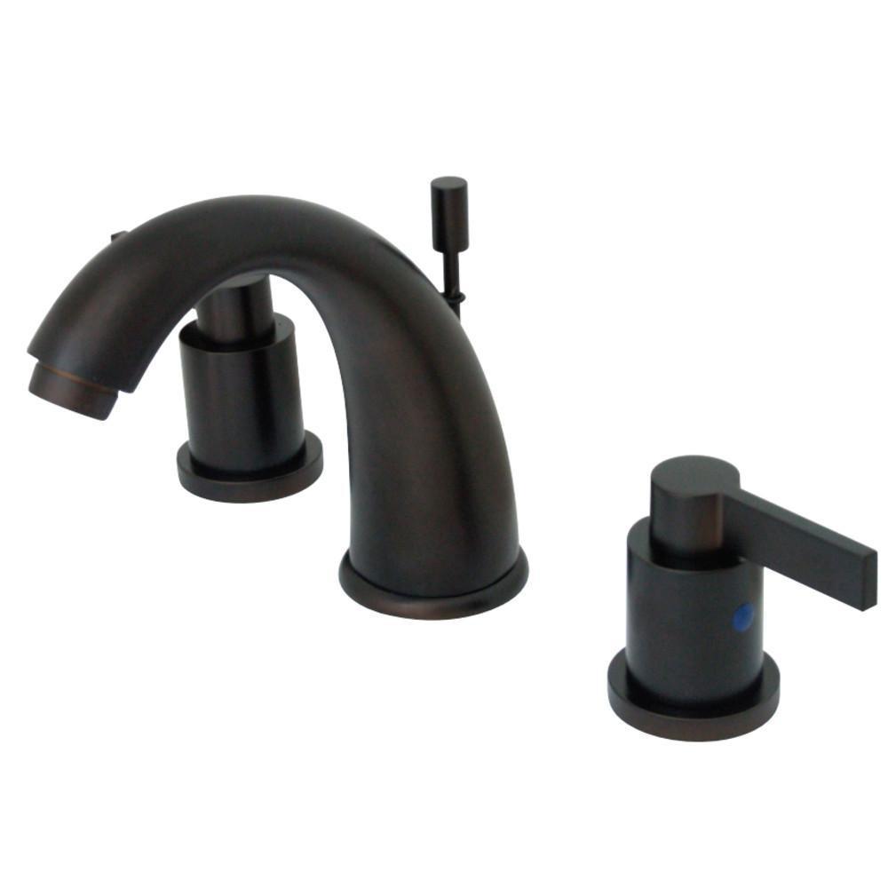 Kingston Brass NuvoFusion Widespread Bathroom Faucet Oil Rubbed Bronze